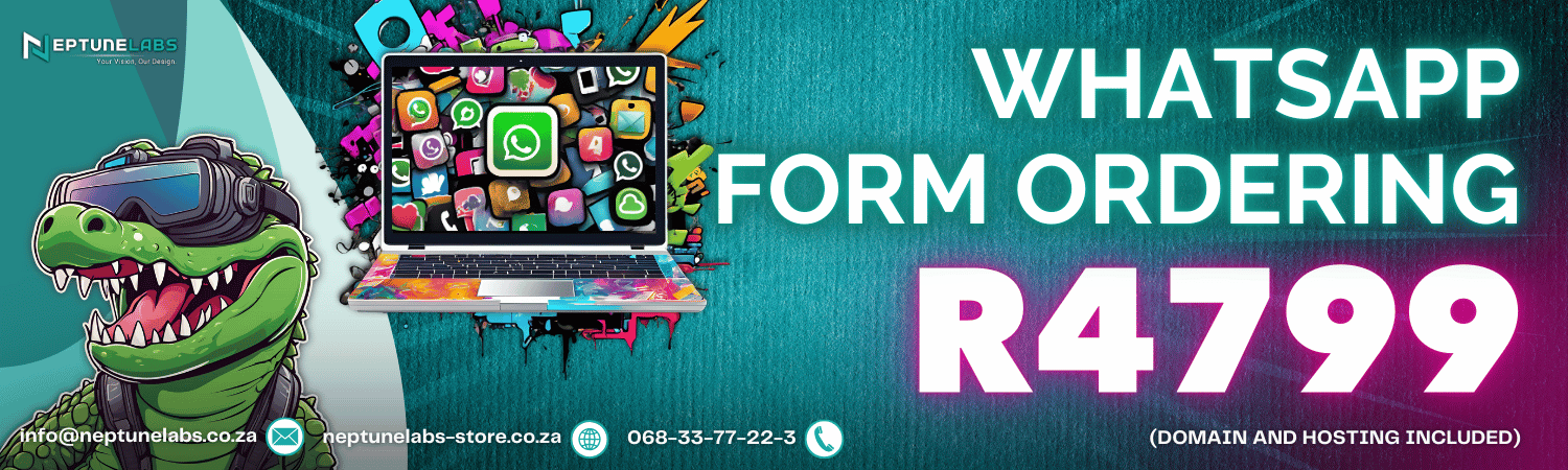Rethar Osman Abdullah _ NeptuneLabs specializes in web design, WordPress websites, eCommerce websites, graphic design, logo design, chatbots, and WhatsApp form ordering in Cape Town, Gauteng, and across South Africa.